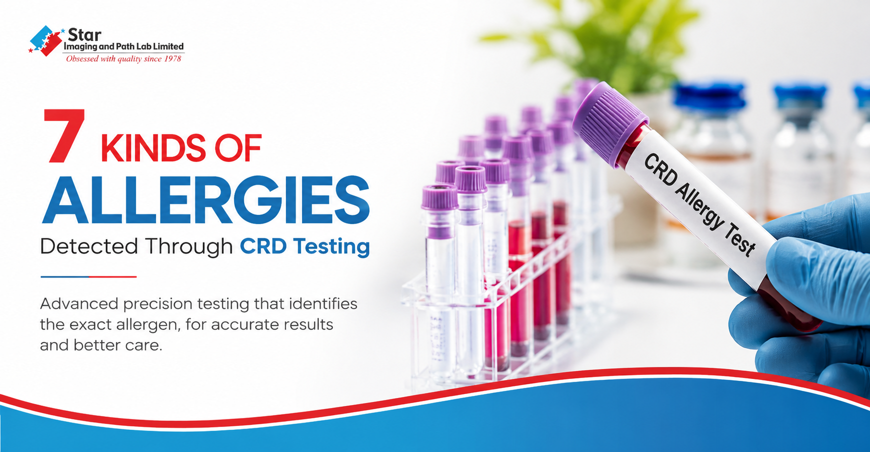 7 major types of allergies identified by CRD testing