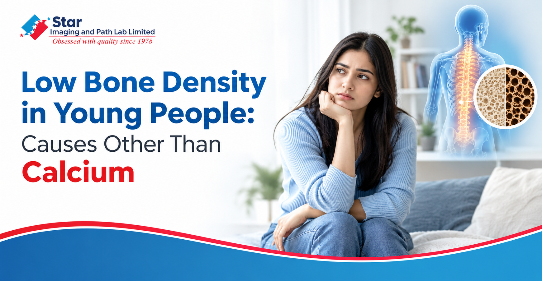 Low bone density in young people: causes other than calcium